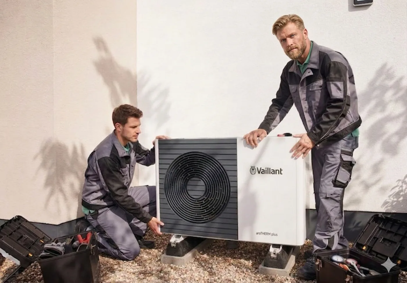 Vaillant Wärmepumpe Montage