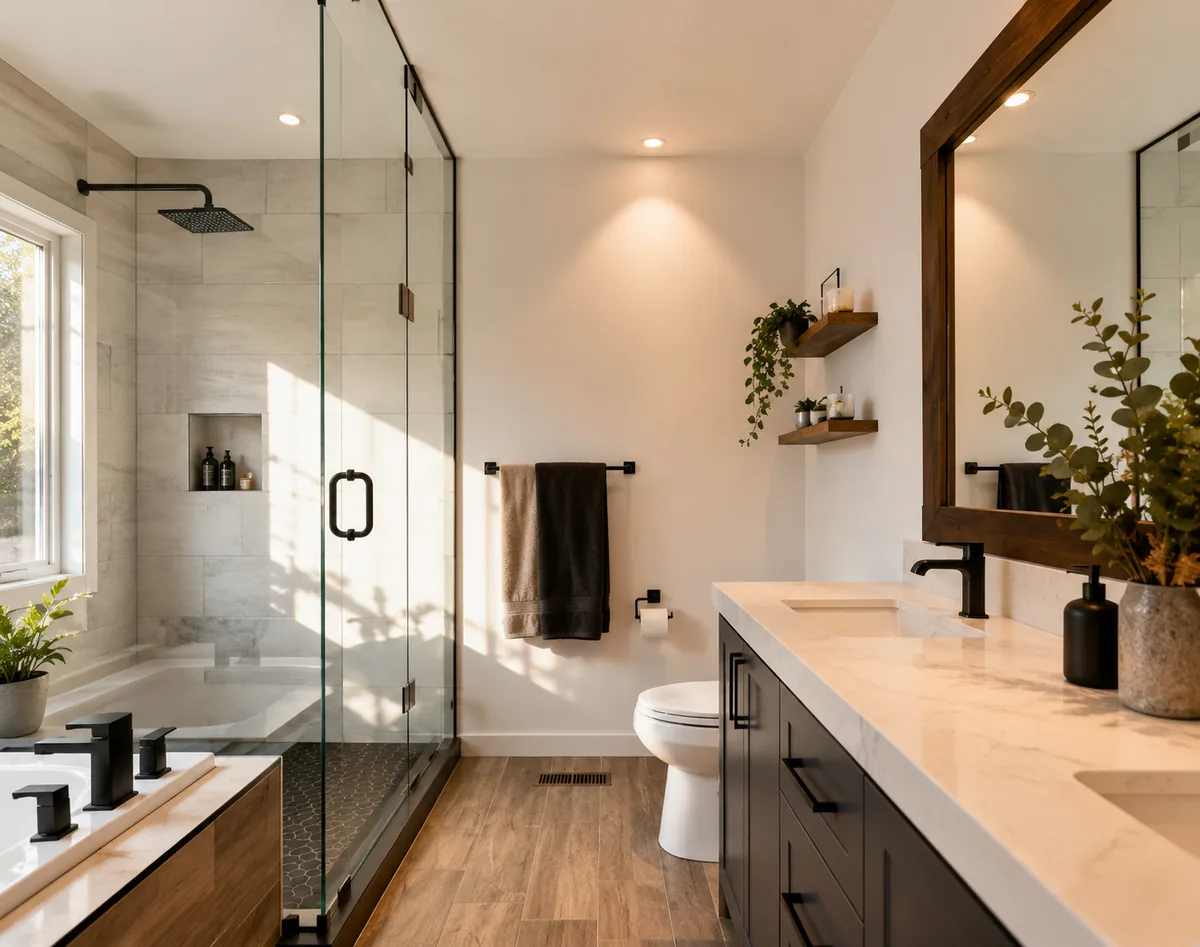 Modernes Badezimmer